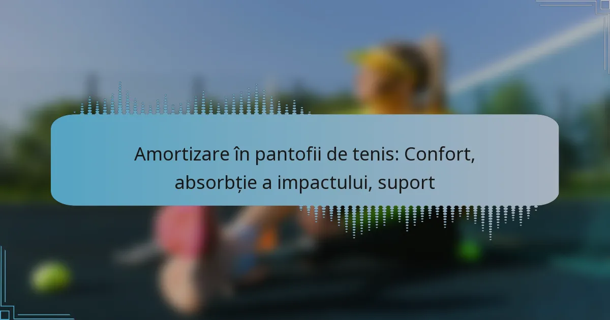 Amortizare în pantofii de tenis: Confort, absorbție a impactului, suport