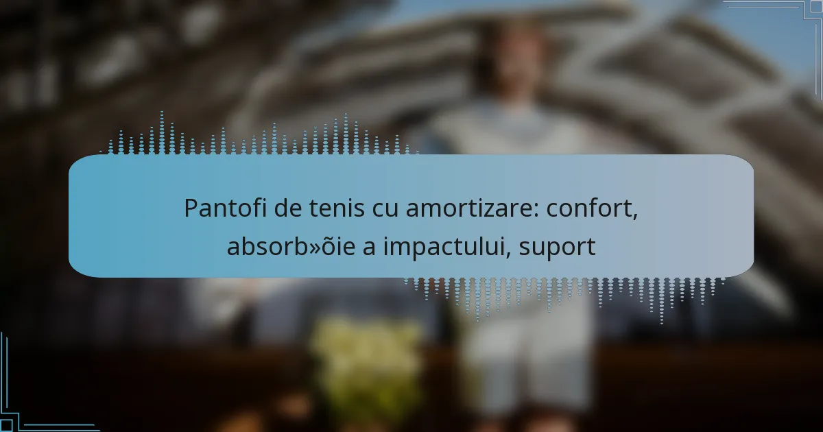Pantofi de tenis cu amortizare: confort, absorbție a impactului, suport